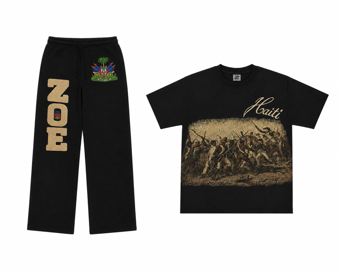 SWEATPANTS + TSHIRT